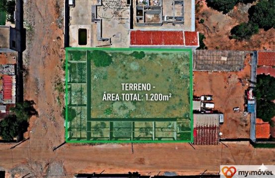 VENDE-SE ESTE TERRENO COM UMA ÁREA TOTAL DE 1.200m2, LOCALIZADO NA ZONA VERDE III (BENFICA)